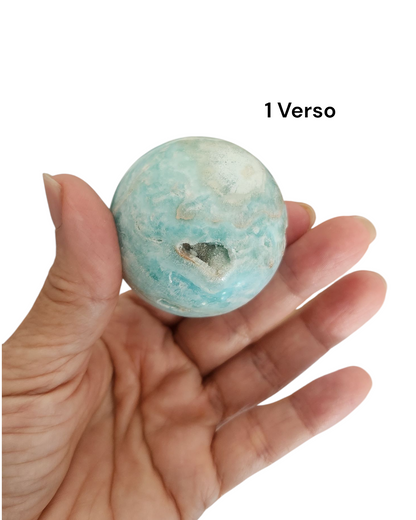 Sphère Aragonite bleue [Apaisement et clarté intérieure]