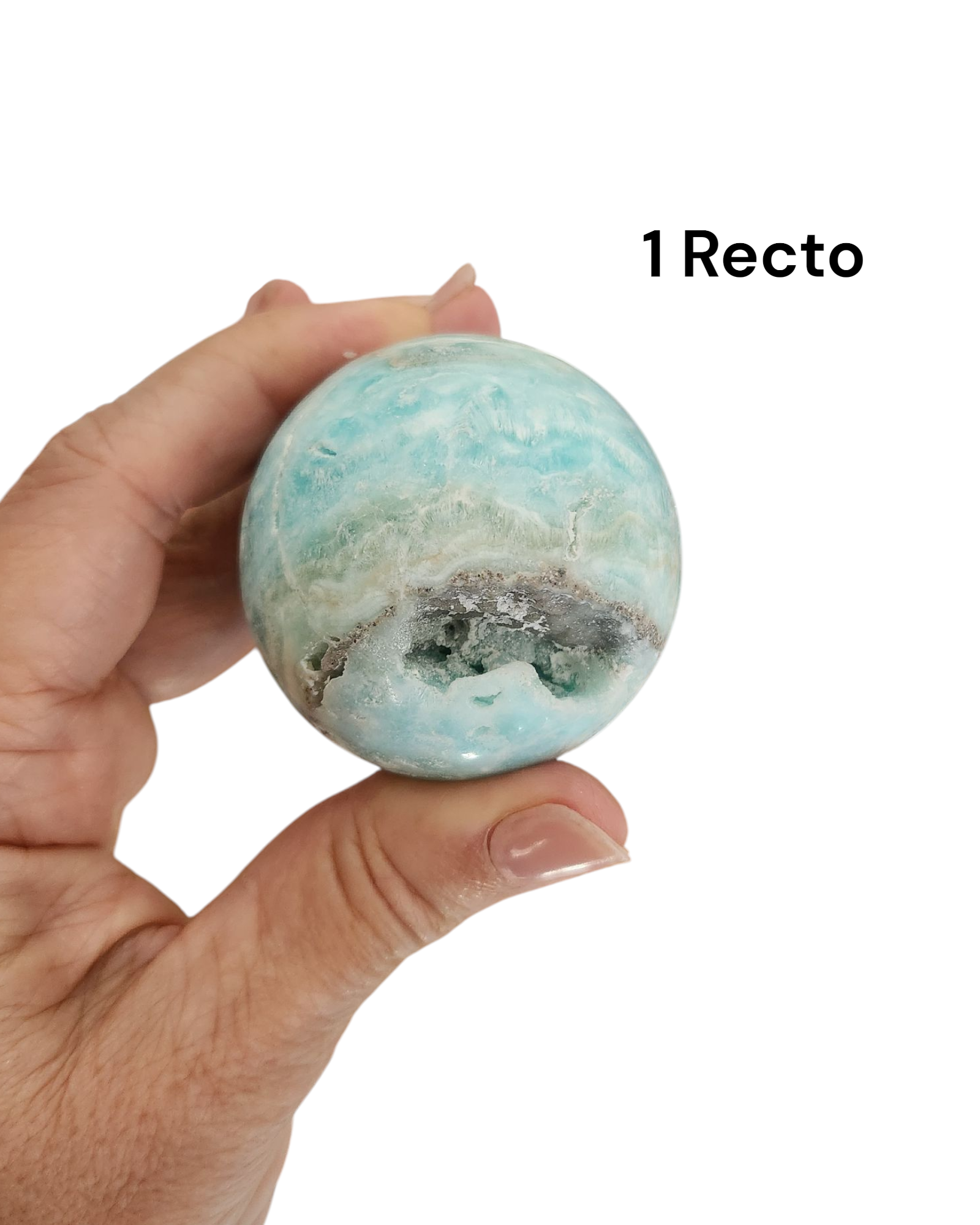 Sphère Aragonite bleue [Apaisement et clarté intérieure]
