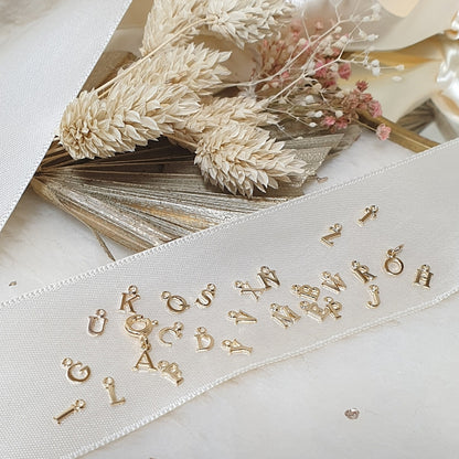Collier mini Lettres or