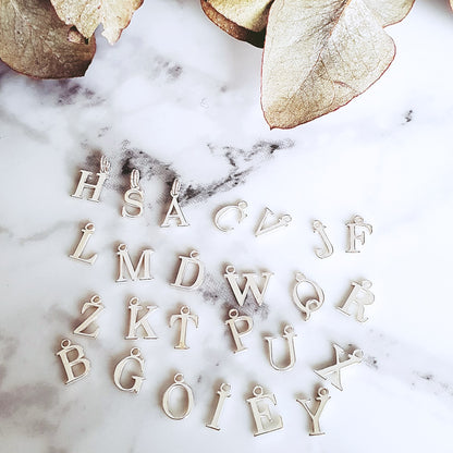 Collier mini Lettres argent