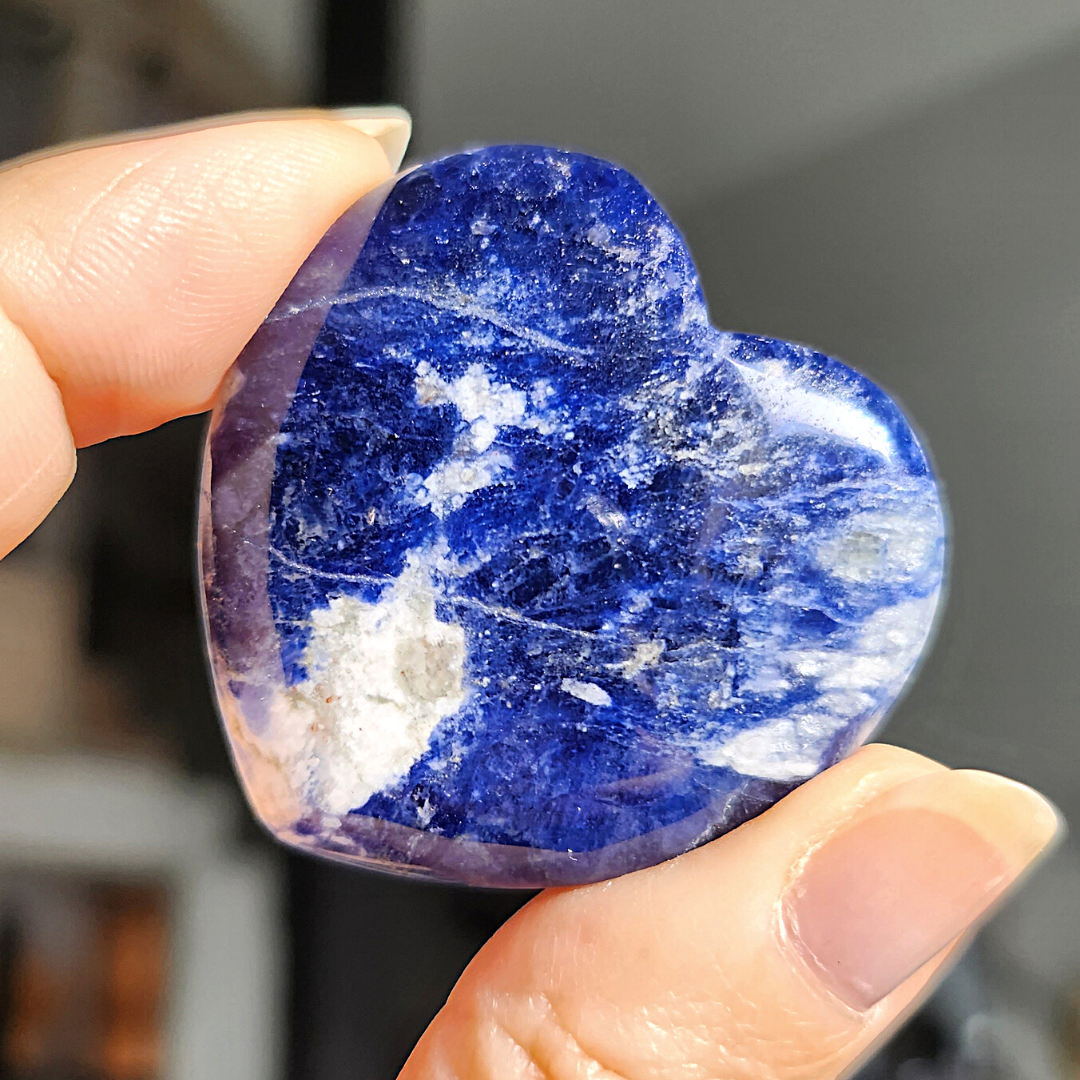 Cœur Sodalite [Soulage les peurs]