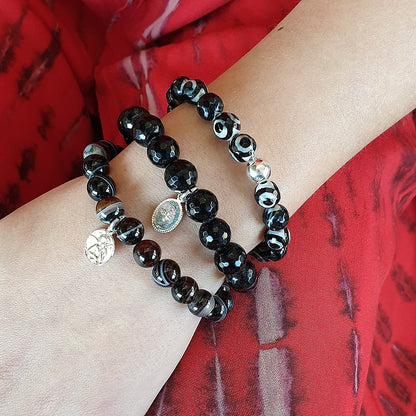 Bracelet d'Agate noire