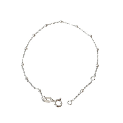 Bracelet chaîne perlé